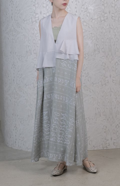mintdesigns / MOSAIC TILE GILET DRESS