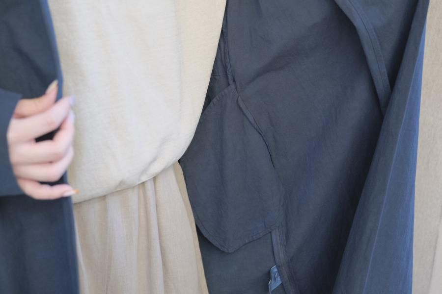 COSMIC WONDER Cotton Linen Weather Cloth “Haori” coat