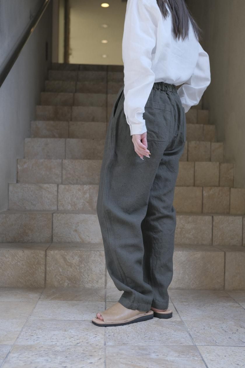 MITTAN ミッタン 23AW 亜麻苧麻ロング サイズ1 濃緑 181759691_o16.jpg?