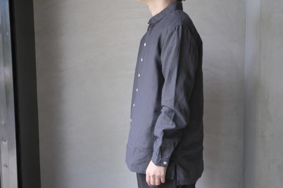 MITTAN | 大麻シャツ2 高密度(白) - c a b i n e t O N L I N E