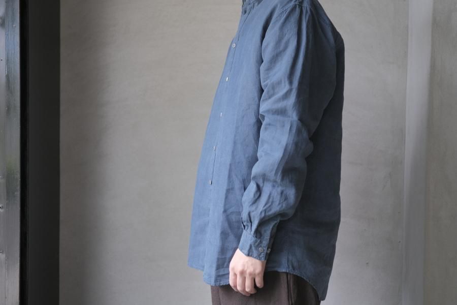 MITTAN 大麻シャツ大 | 高密度（草木染・胡桃） - c a b i n e t