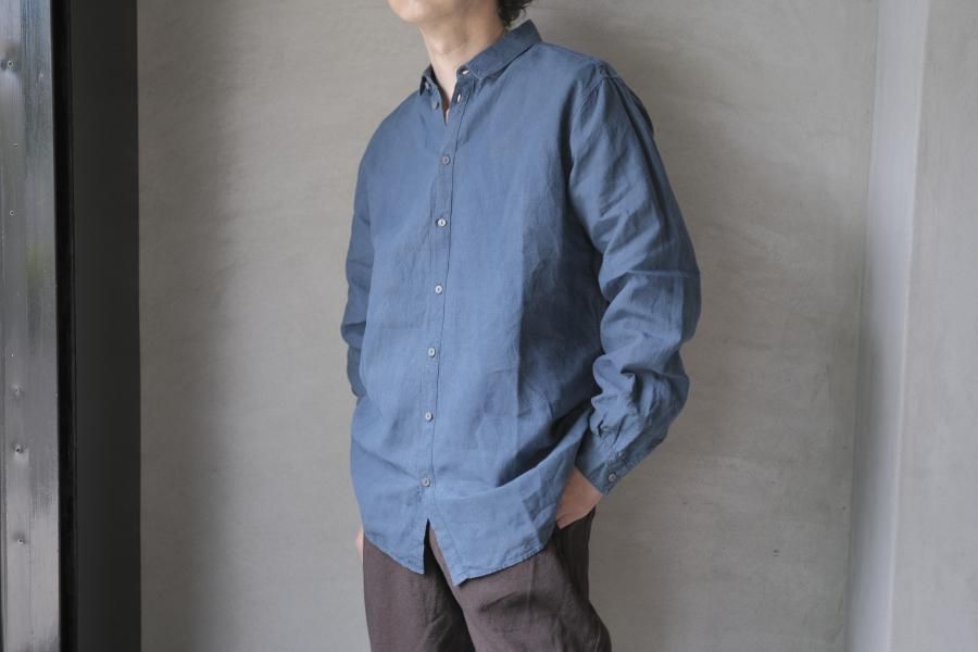 【再販品】MITTAN 綿高密度シャツ 藍×クチナシ サイズ4 再販品】MITTAN 綿高密度シャツ 藍×クチナシ サイズ4 - メルカリ