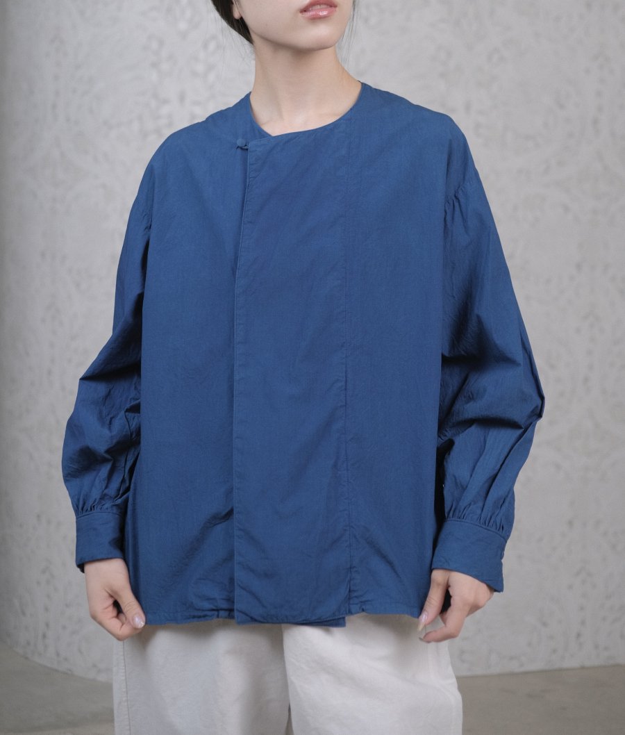 COSMIC WONDER / Cotton silk broadcloth master of tea ceremony shirt |  日常着に最適なコットンシルクのブロードシャツ - c a b i n e t　 O N L I N E　S T O R E