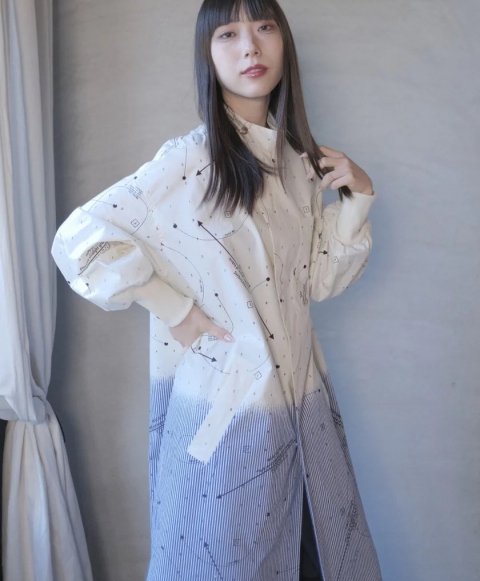 mintdesigns / PATTERN PRINT COAT