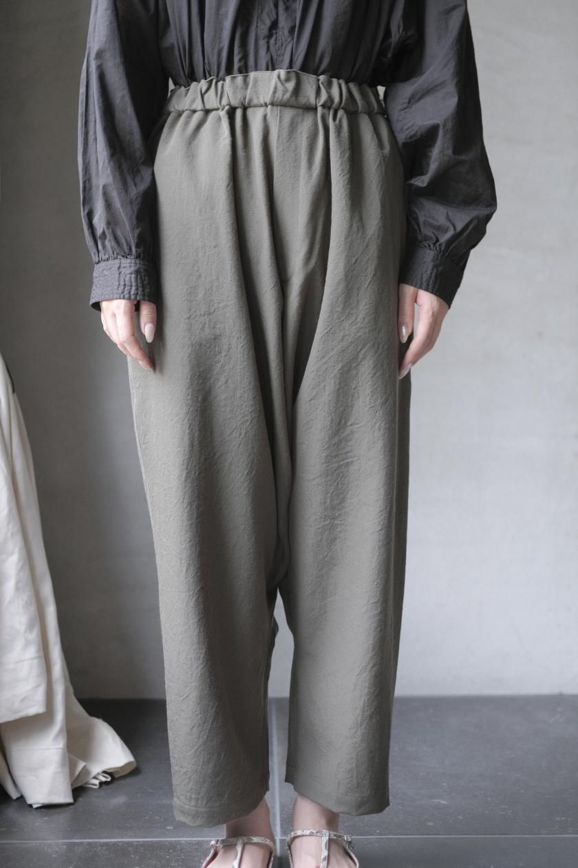 Mittan エアリーウールパンツ　サルエル　グレー　サイズ1 Mittan エアリーウールパンツ サルエル グレー サイズ1 MITTAN