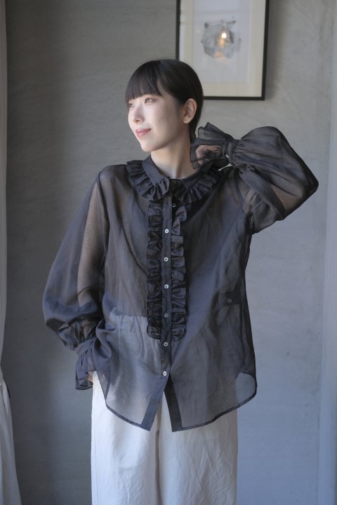 H&#233;riter / fril color blouse