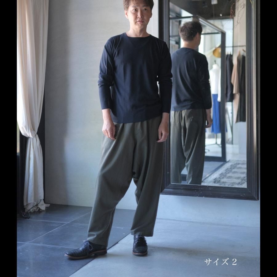 MITTAN | スーパー180's強撚ウールニット長袖 - c a b i n e t