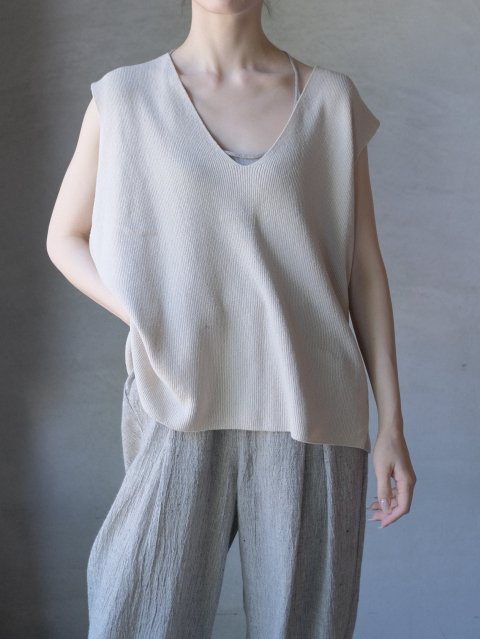 evam eva / aze vest (ecru)