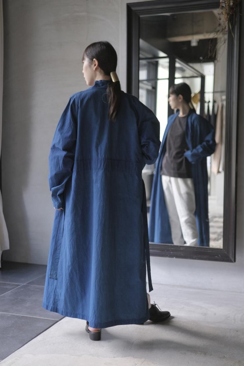 秋冬羽織り ノーカラーコートCOSMIC WONDER Linen haori