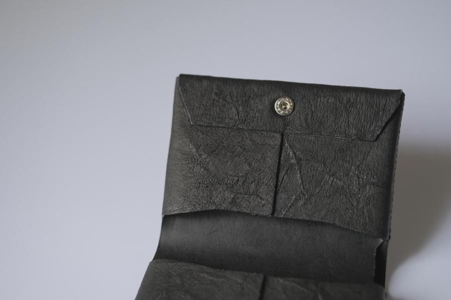 小物 irose paper short wallet black PAPER SHORT WALLET ( L.BROWN / BLACK ) | i ro s