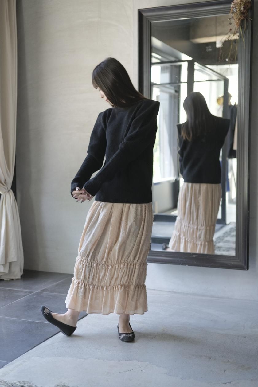 Native Village | 根：root ショルダーポイントセーター