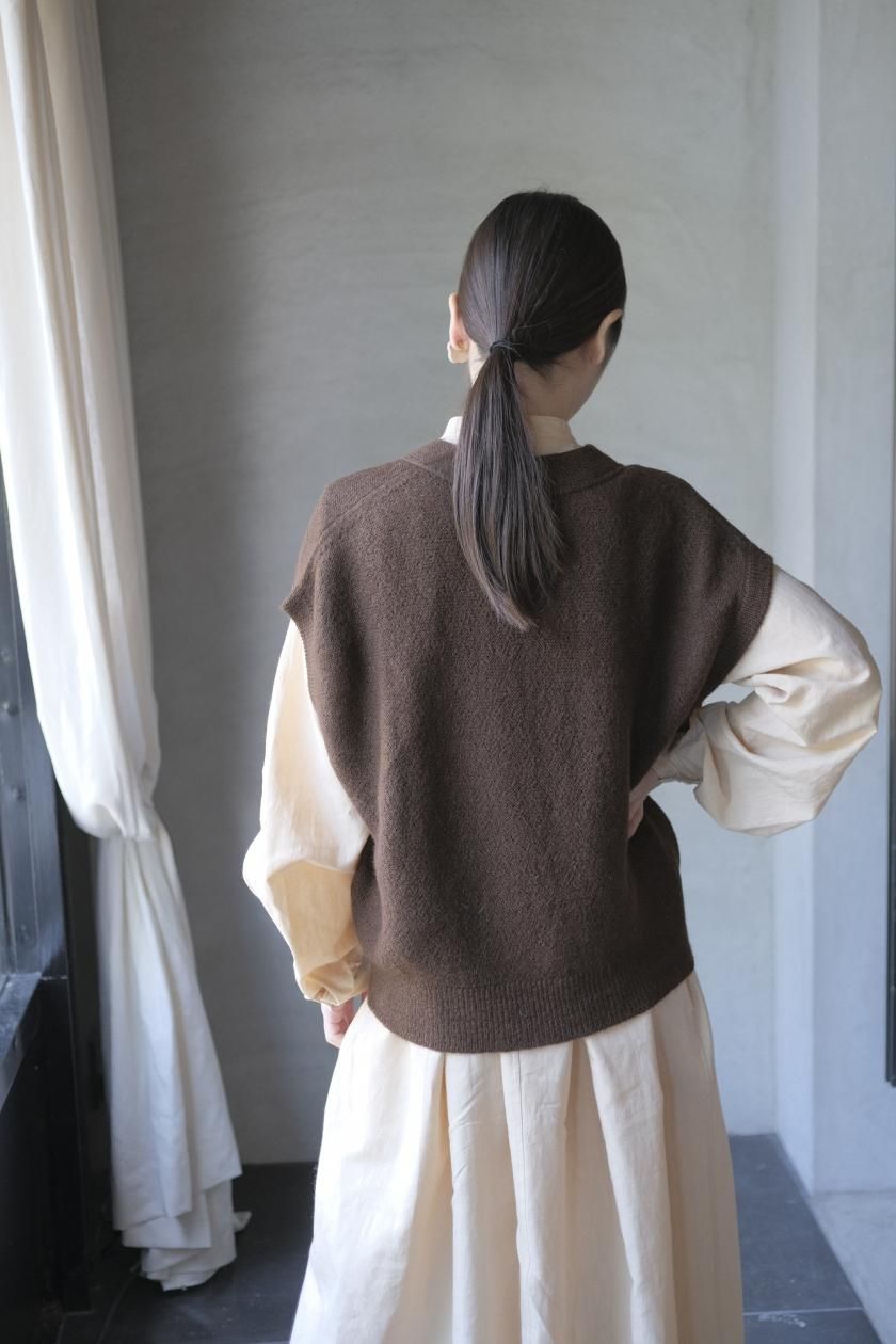 【美品】MITTAN♡ミッタン♡手紡ぎ薄手羽織り♡手織りコットン♡ラオス♡カディ MITTAN | 中わた刺し子織ジャケット - c a b i n e t