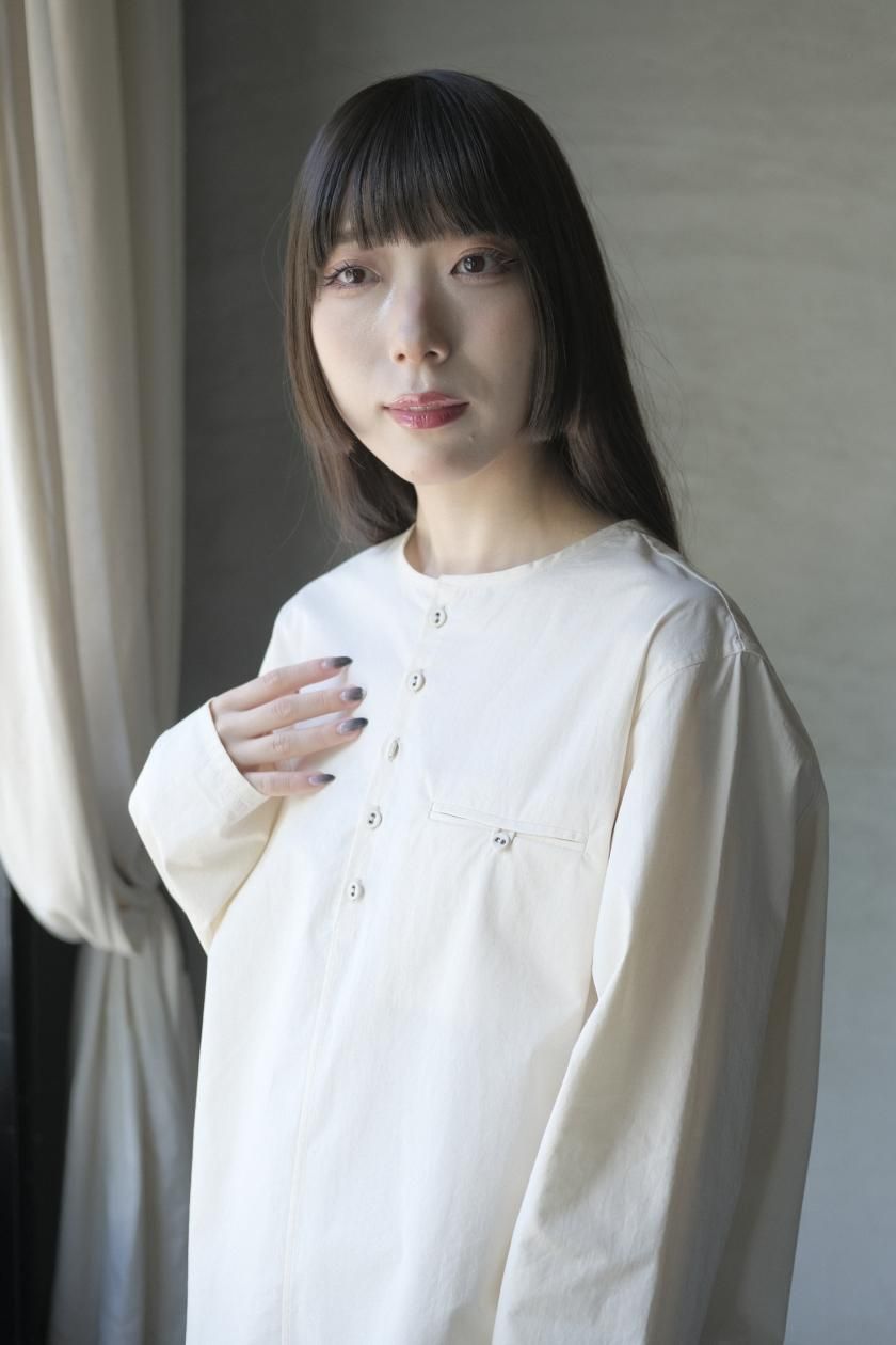 【保障できる】 naruse atelier | t e n i b a c - ヘンリーネックシャツ トップス