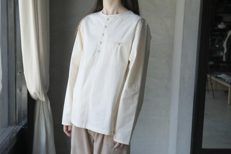 atelier naruse | ヘンリーネックシャツ - c a b i n e t