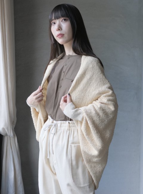 atelier naruse / cotton double stranded margaret knit (cream yellow)