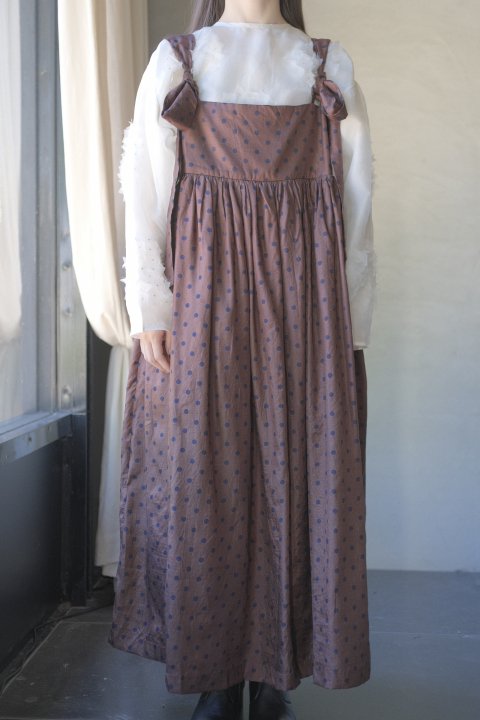 <img class='new_mark_img1' src='https://img.shop-pro.jp/img/new/icons14.gif' style='border:none;display:inline;margin:0px;padding:0px;width:auto;' />BUNON / Wide Jumper Skirt (Chocolate)