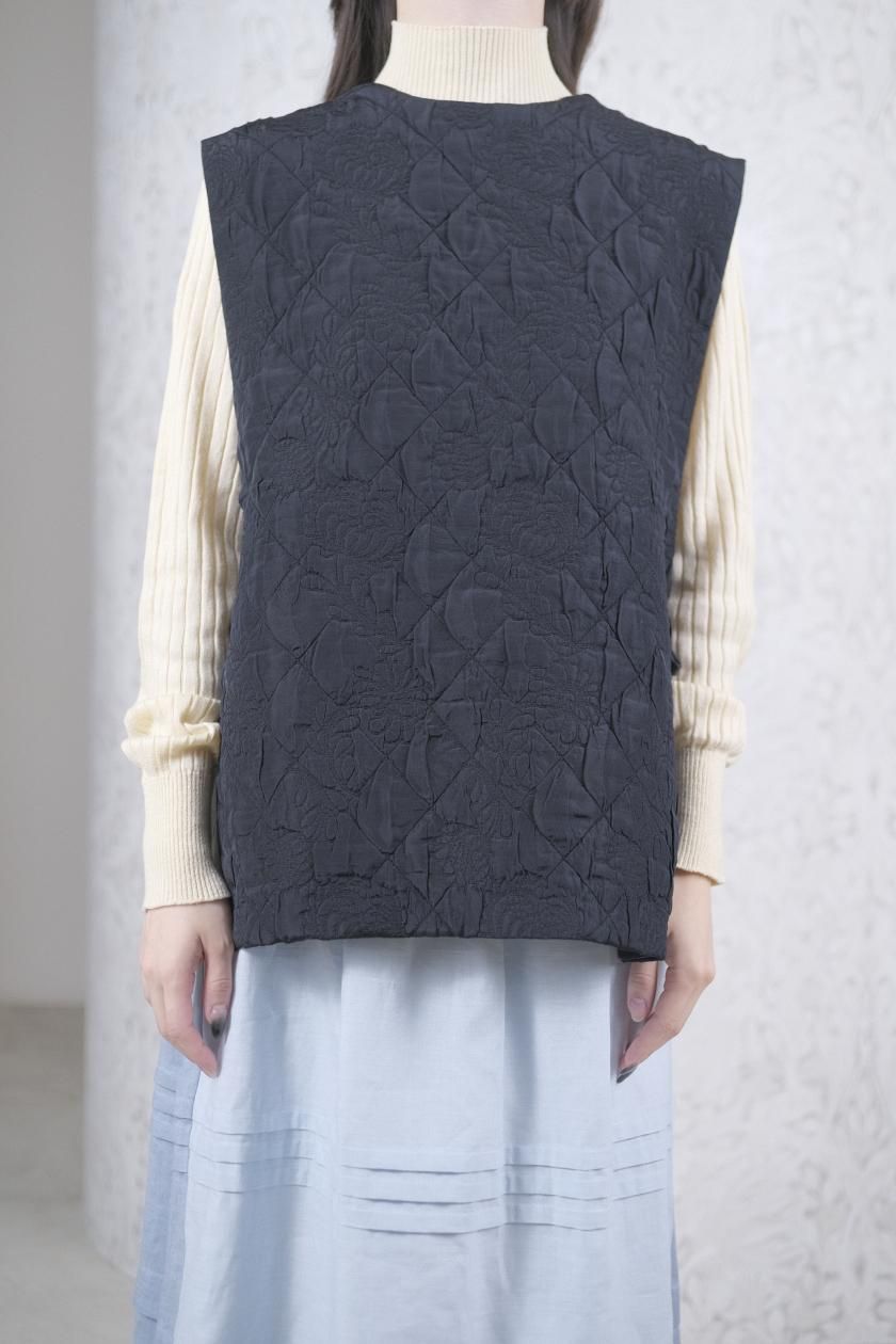 Hériter 2024AW受注会 | quilt jacquard gilet - c a b i n e t