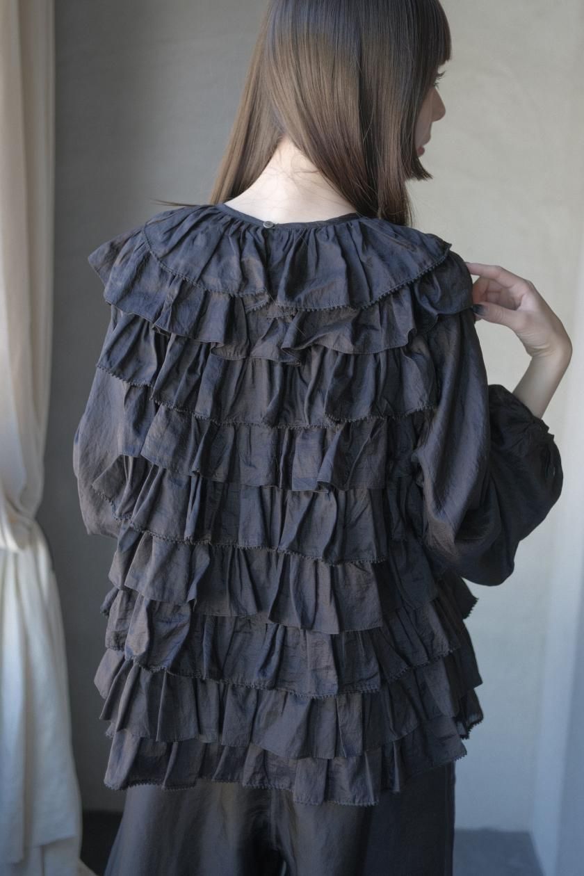 BUNON | 刺繍カシュクールブラウス - c a b i n e t O N L I N E S T O R E