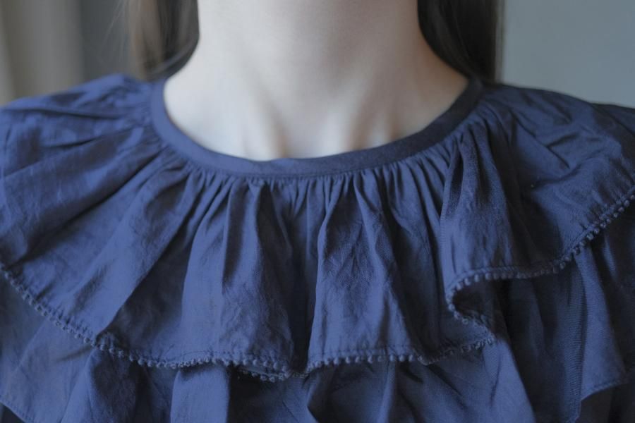 BUNON | 刺繍カシュクールブラウス - c a b i n e t O N L I N E S T O R E