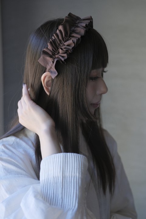 BUNON / Frill Necklace & BeltChocoate