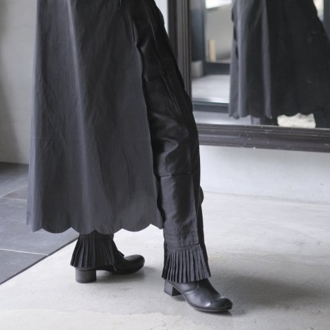 BUNON / Hem Tuck PantsBlack