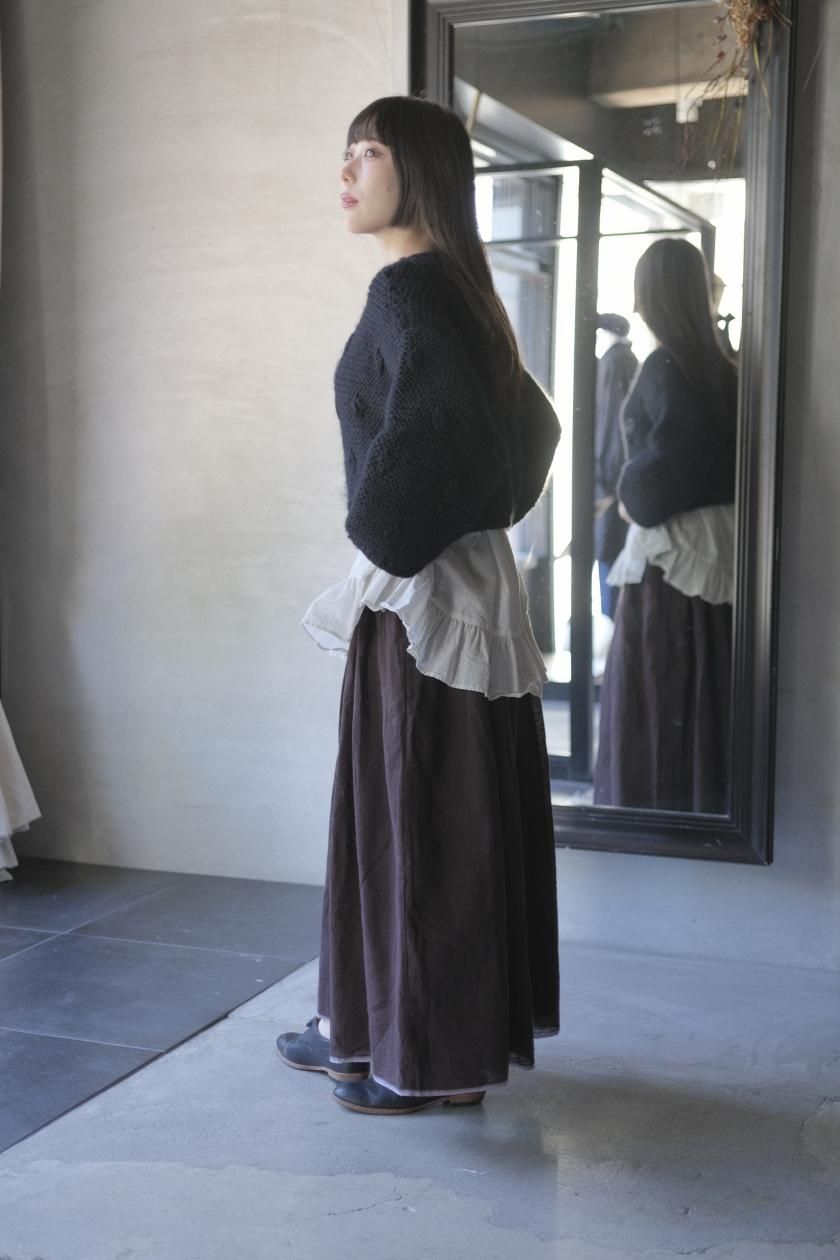 GASA＊ 菩提樹の葉脈 レースブラウス GASA* 菩提樹の葉脈