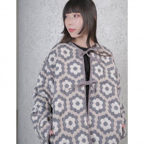 qiri / patchwork quilt JQ over jacketʥ졼