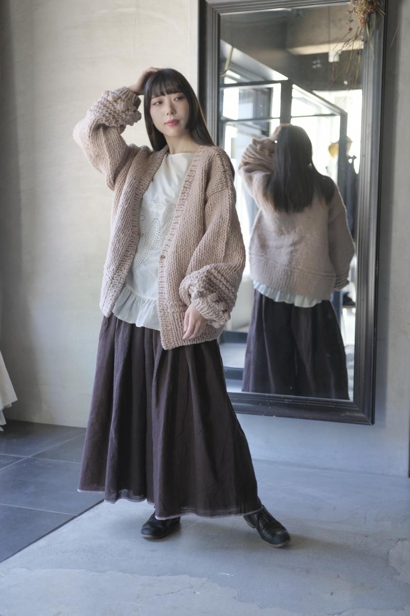 ハンドニットカーディガン | Native Village - c a b i n e t