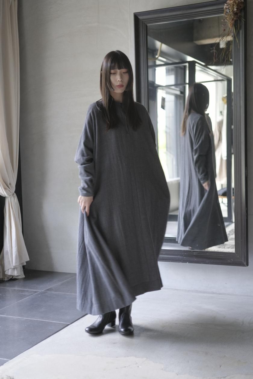 SP｜ウールコットンフランネルワンピース - c a b i n e t