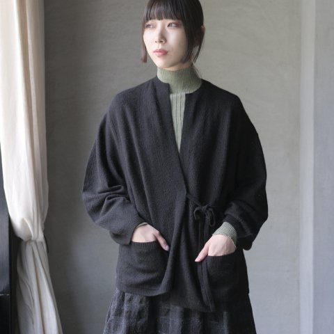 TOWAVASE / Panier cardiganBlack