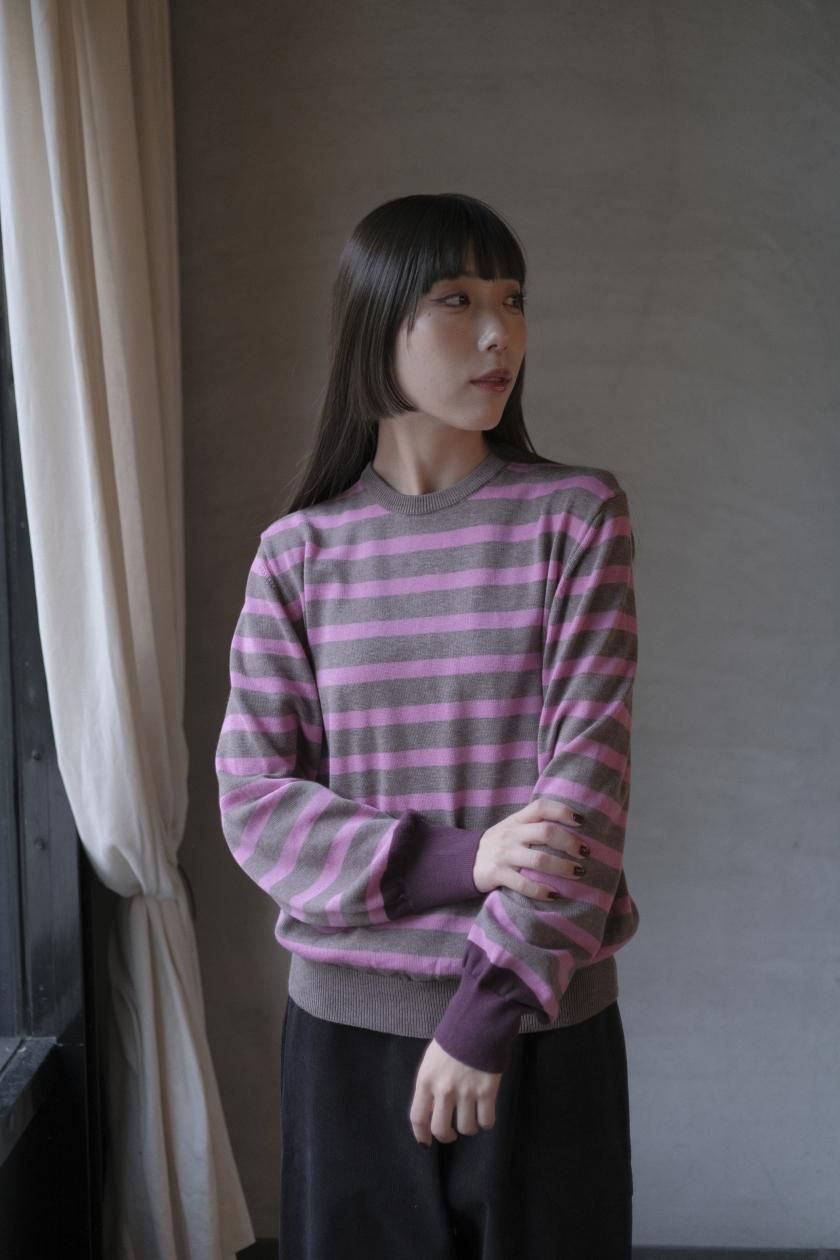 atelier naruse ボーダーニット atelier naruse | ボーダーニット - c a b i n e t O N L I N E