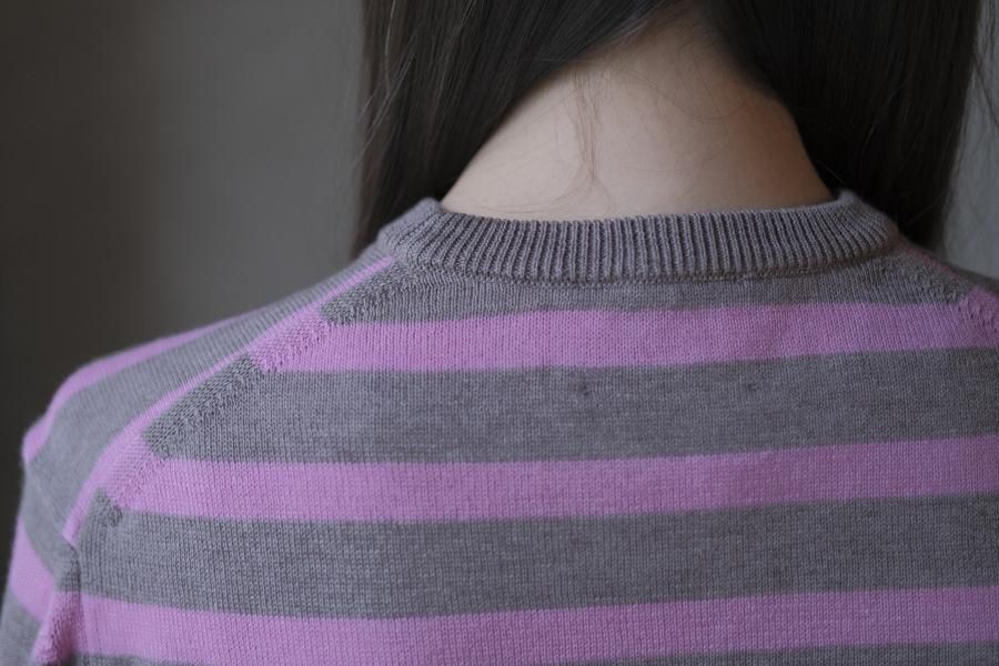 atelier naruse　ボーダーニット　みずいろ atelier naruse ボーダーニット みずいろ|mercari商品代購