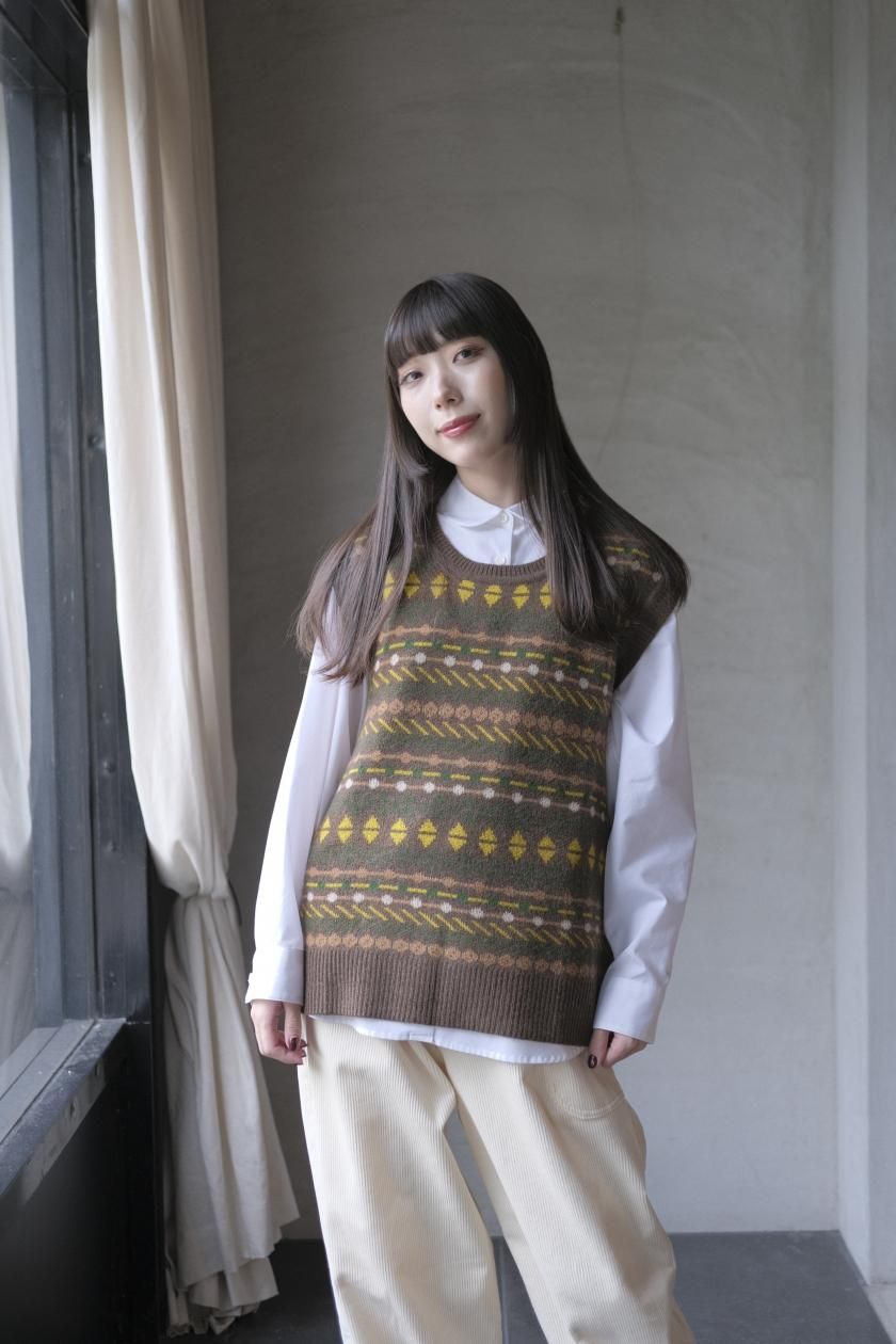 atelier naruse アトリエナルセwool ancient ベスト wool ~ancient~ vest - atelier naruse｜Online store｜the an