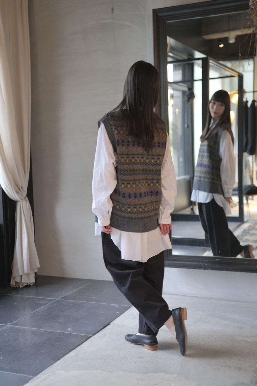 atelier naruse アトリエナルセwool ancient ベスト wool ~ancient~ vest - atelier naruse｜Online store｜the an
