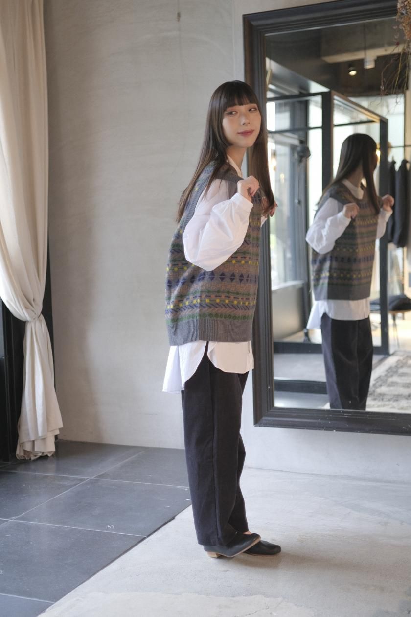atelier naruse アトリエナルセwool ancient ベスト wool ~ancient~ vest - atelier naruse｜Online store｜the an