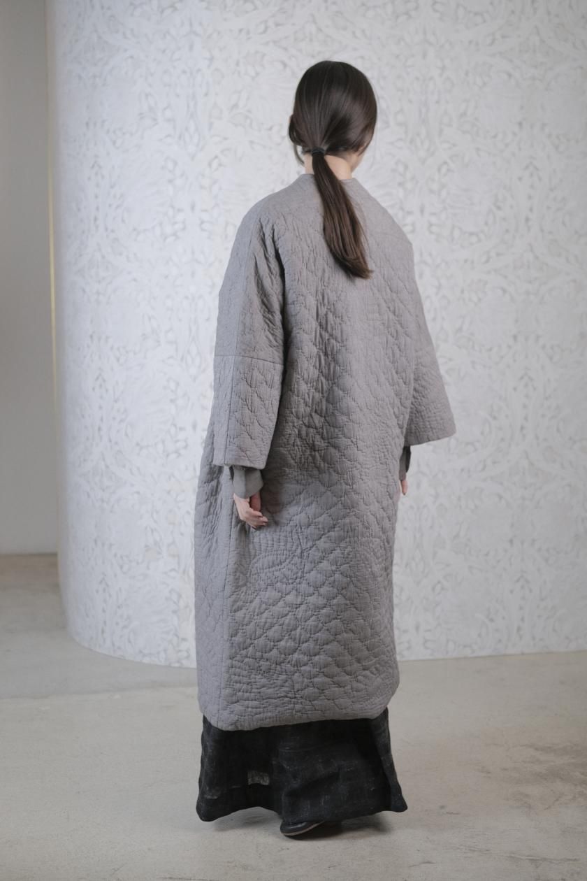 towavase カディコットン キルトローブ　ホワイト towavase カディコットン キルトローブ ホワイト towavase