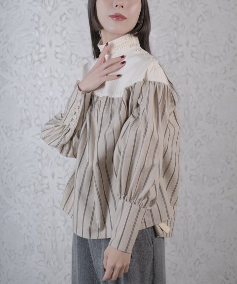 <img class='new_mark_img1' src='https://img.shop-pro.jp/img/new/icons14.gif' style='border:none;display:inline;margin:0px;padding:0px;width:auto;' />YAB-YUM / REFECTORY BLOUSE