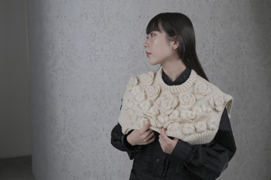 Motohiro Tanji 2024・25AW | ニット付け襟 - c a b i n e t