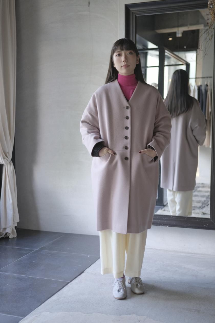 atelier naruse | メルトンウールコクーンコート