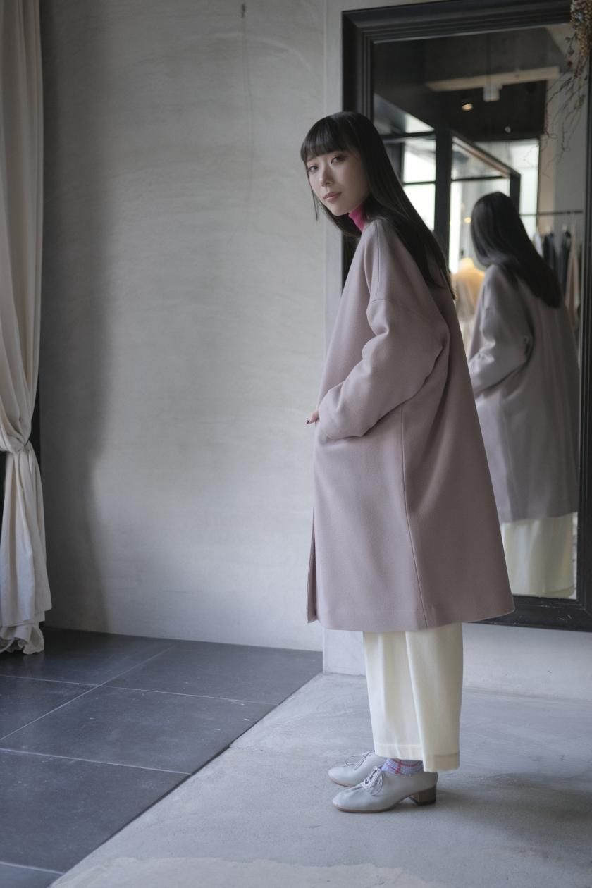 atelier　naruseアトリエナルセ　メルトンウールコクーンコート atelier naruse | メルトンウールコクーンコート