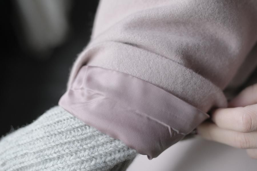 atelier naruse | メルトンウールコクーンコート