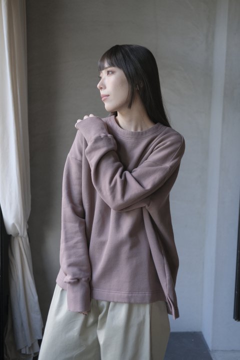 atelier naruse / colton fleece lining
pallover (mauve pink)