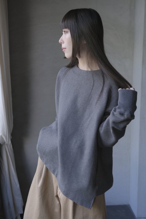 atelier naruse / colton fleece lining
pallover (moku gray)