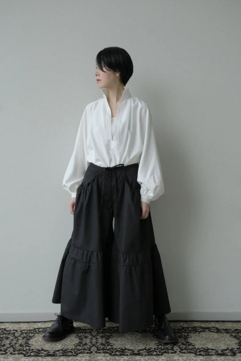 YAB-YAM / PUFFY SMOCK,White