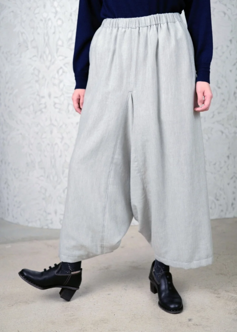 WOOL COTTON  / SARUEL PANTSgray