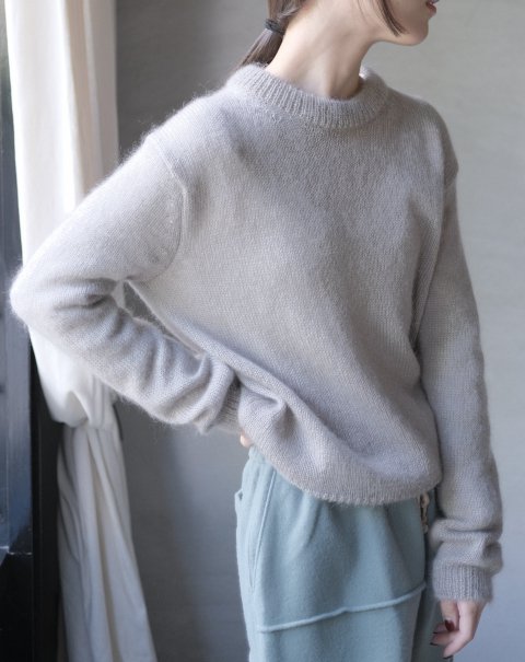 evam eva / mohair silk pullover