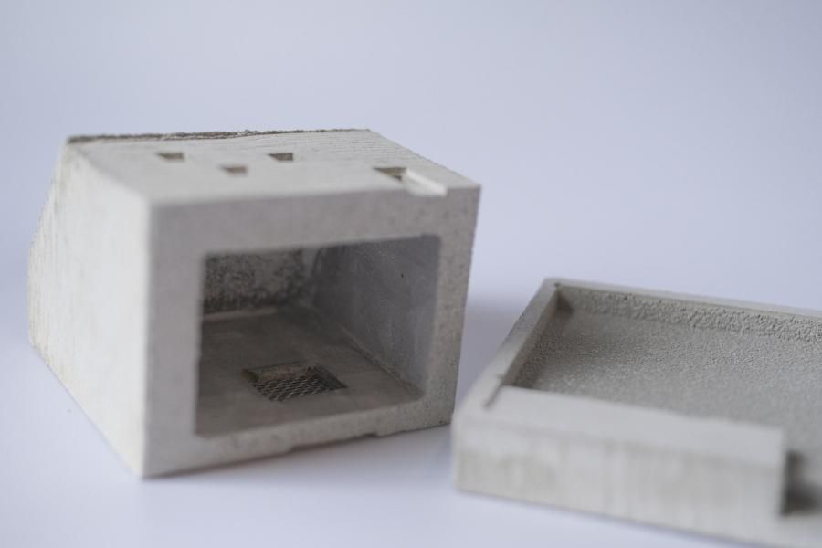 COTTAGE INCENSE POT | 天然モルタル香炉 - c a b i n e t O N L I N E