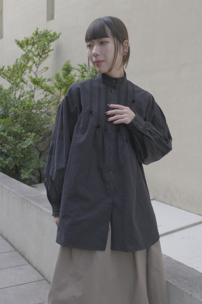 YAB-YUM｜デコラティブシャツ | ブラック - c a b i n e t O N L I N E