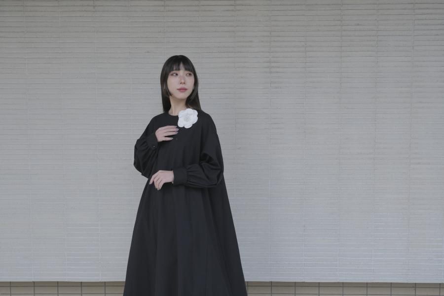 atelier naruse / FORMAL ワイドワンピース ブラック 新型 2025