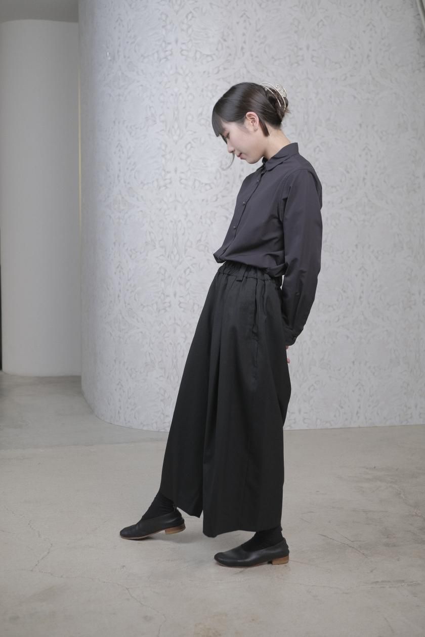 atelier naruse / FORMAL ガウチョパンツ ブラック 2025